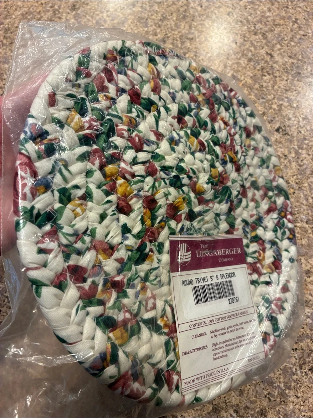 Longaberger round trivet